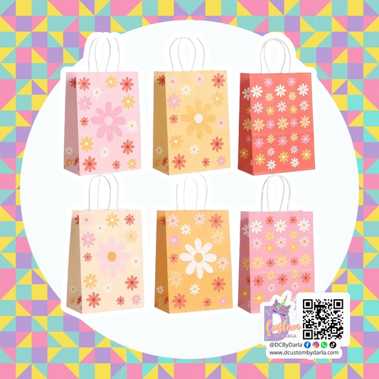 Flowerlishus shopping bag 3x8x6in