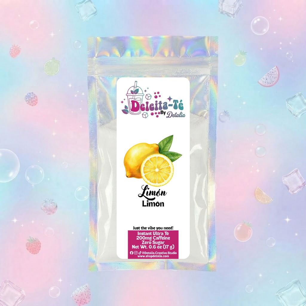 Limón (Porción individual) Instant Ultra Té – Deleita-Té By Detalia