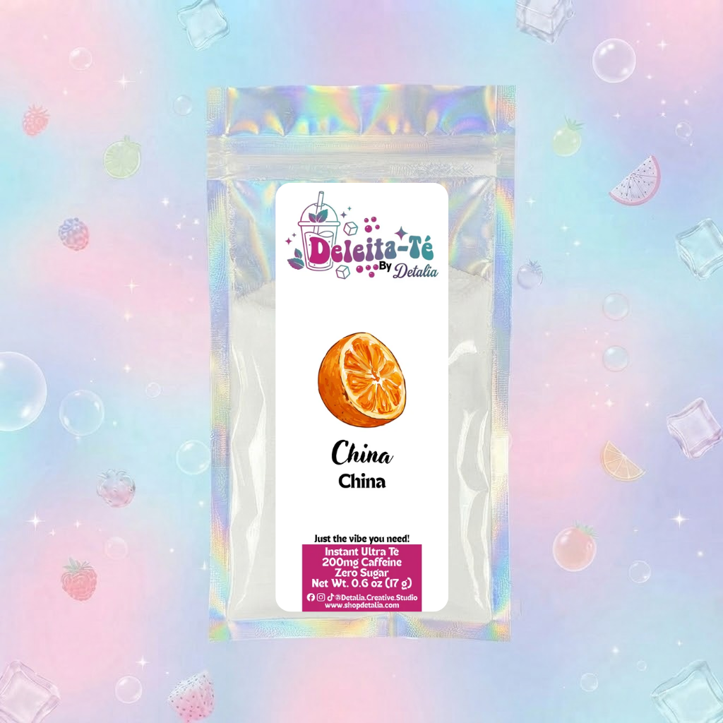 China (Porción individual) Instant Ultra Té – Deleita-Té By Detalia