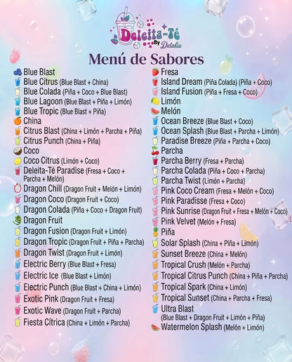 Variety Pack: Instant Ultra Té (6 Sabores a tu Elección) | Deleita-Té By Detalia
