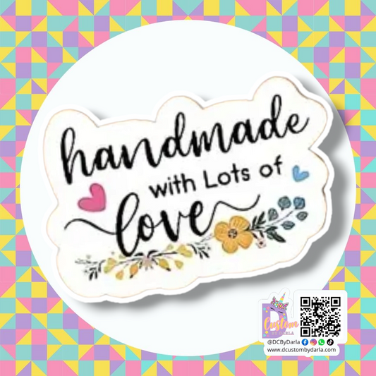 Handmade 1.5in sticker (12pcs)