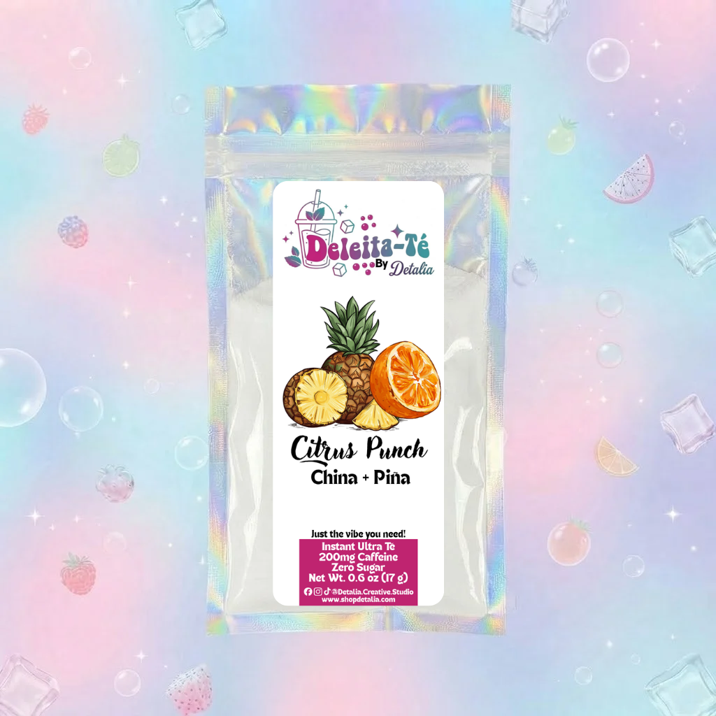 Citrus Punch: China + Piña (Porción individual) Instant Ultra Té – Deleita-Té By Detalia