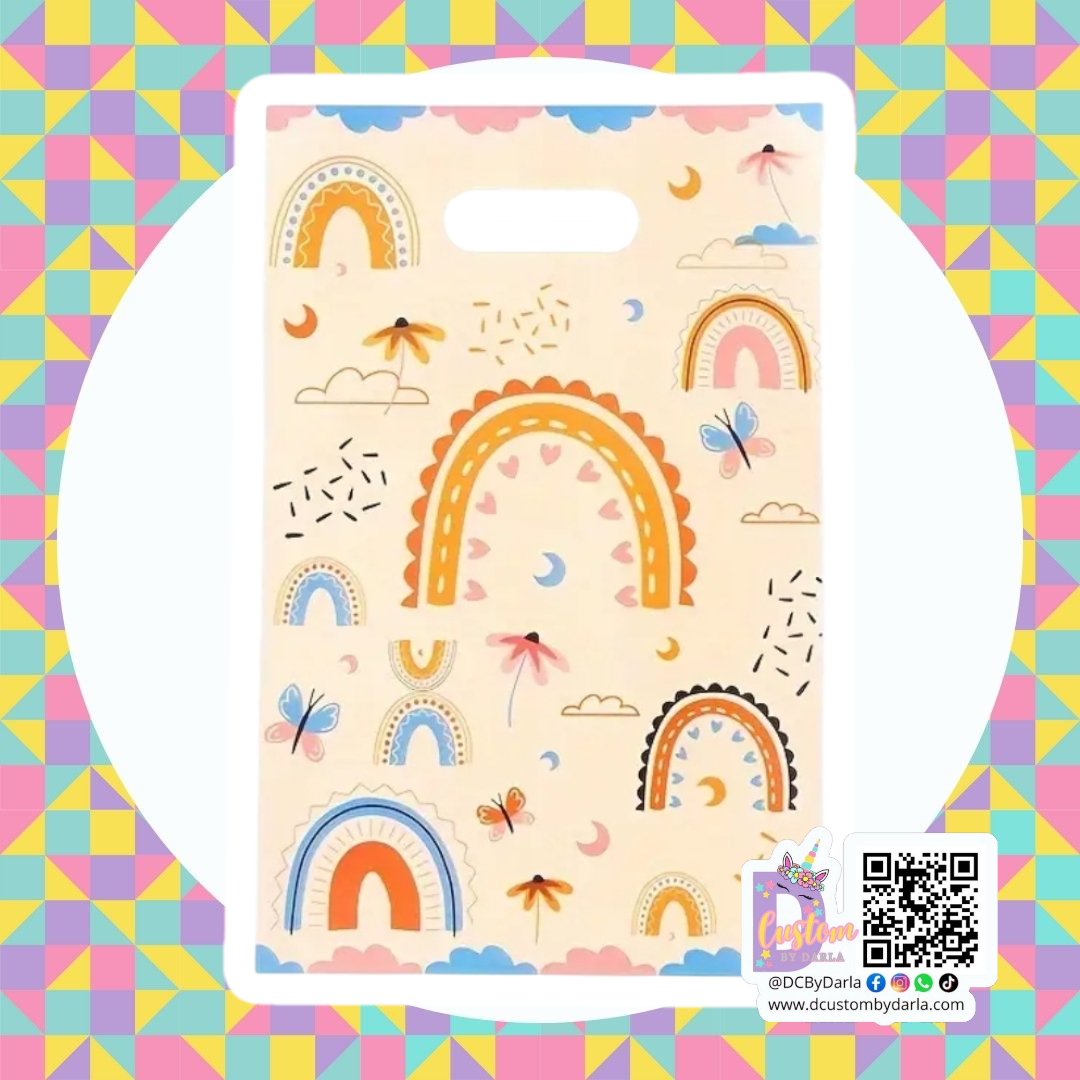 Rainbow life  6x10in merch bags