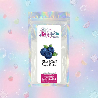Blue Blast (Porción individual) Instant Ultra Té – Deleita-Té By Detalia