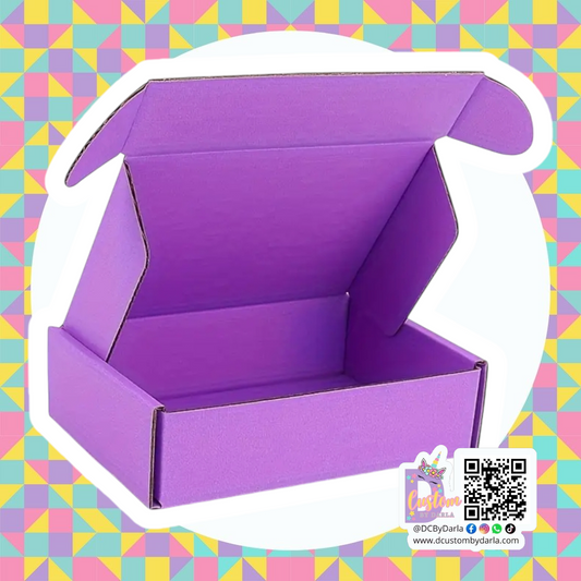 Caja Violeta 12x9x2in