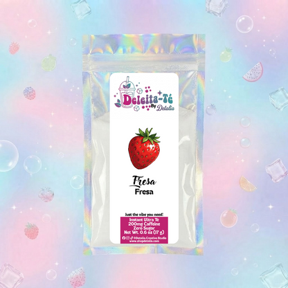 Fresa (Porción individual) Instant Ultra Té – Deleita-Té By Detalia