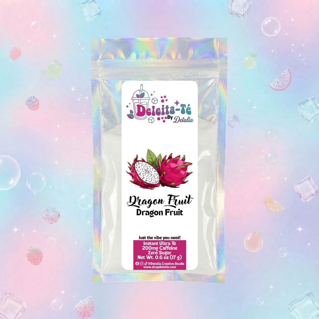 Dragon Fruit (Porción individual) Instant Ultra Té – Deleita-Té By Detalia