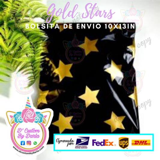 Gold Stars 10x13in