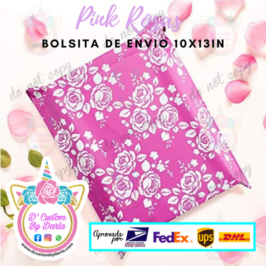 Pink rosas 10x13in
