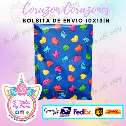 Paquete de 100 bolsas de envio 10x13in)