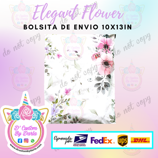 Elegant flower 10x13in