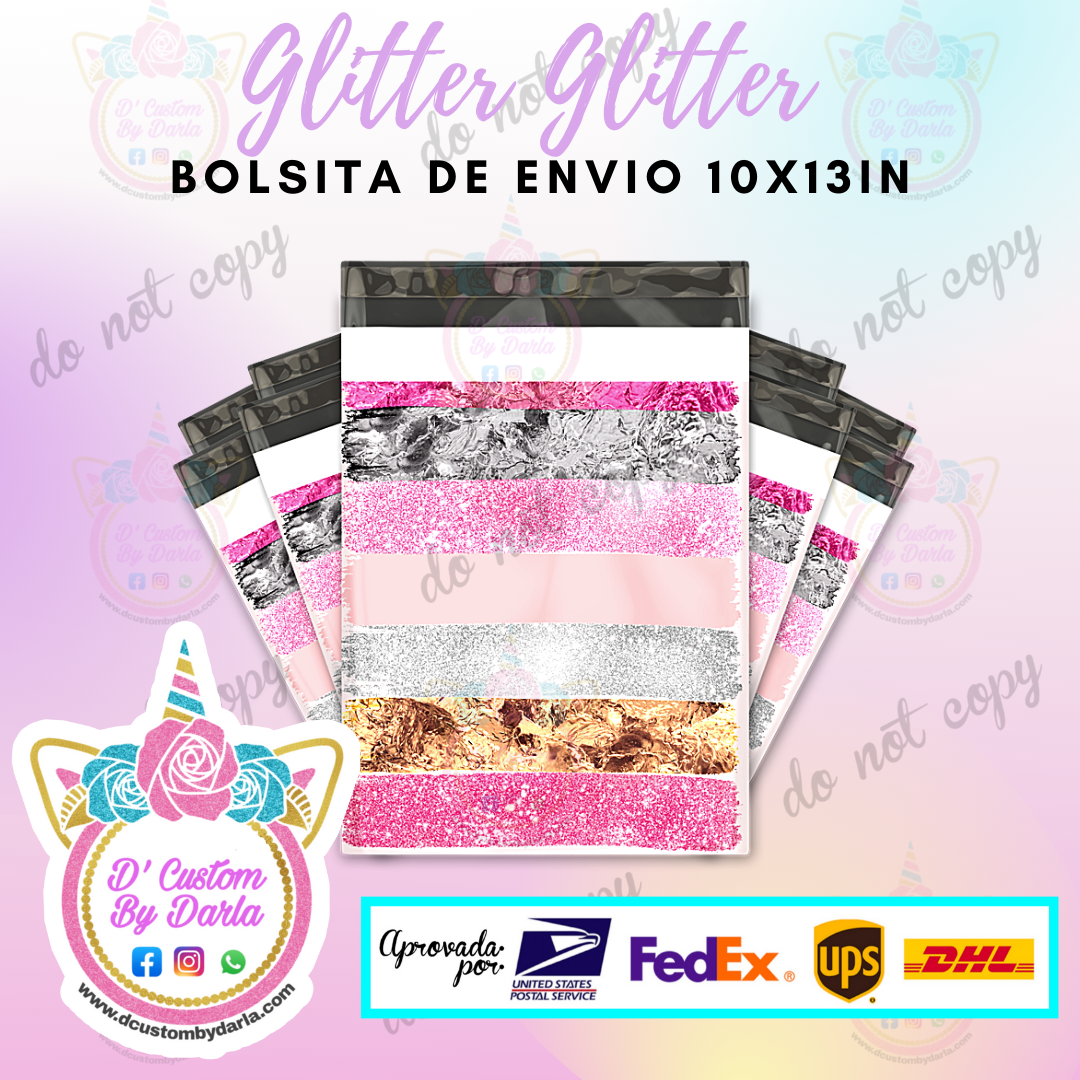 Glitter glitter 10x13in
