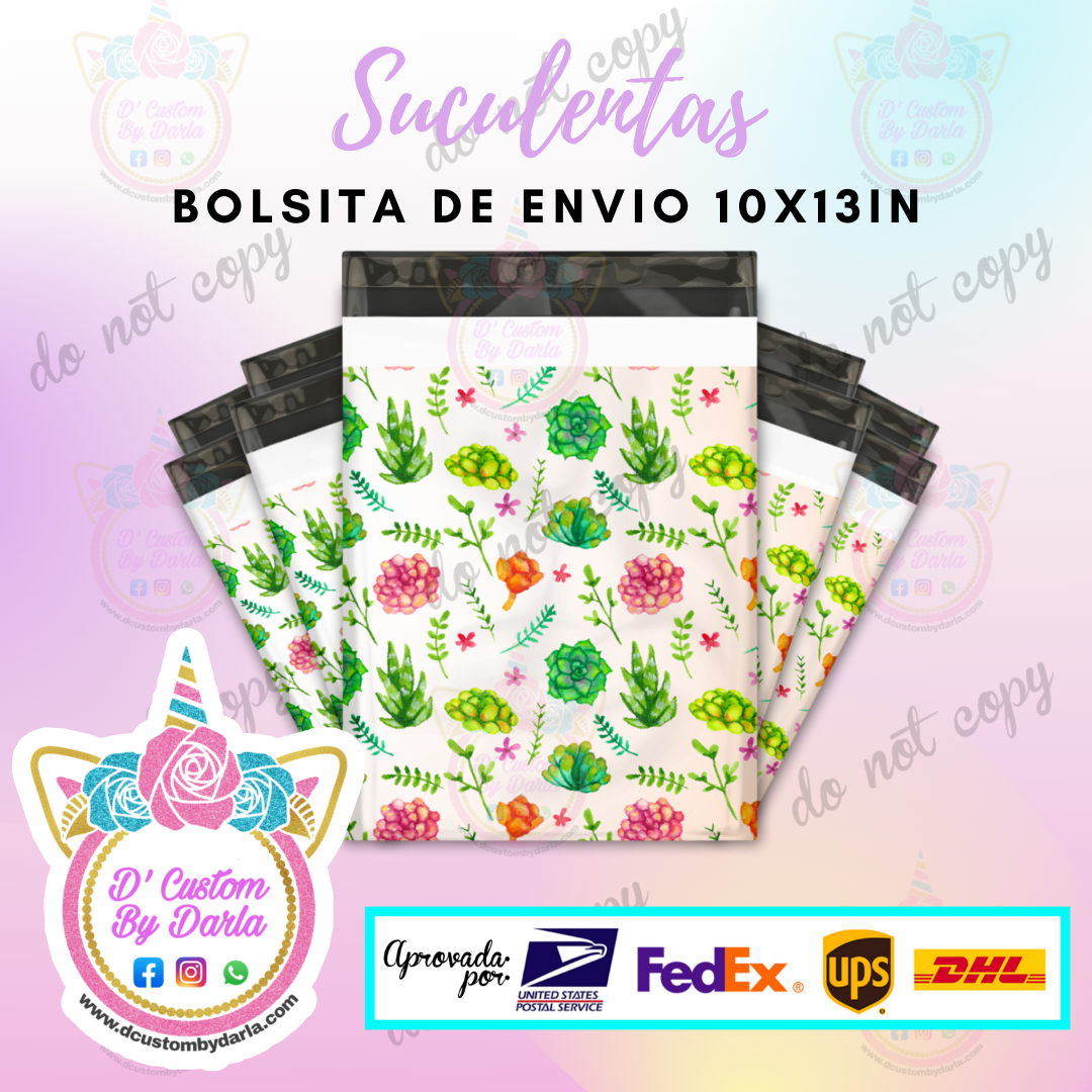 Suculentas 10x13in