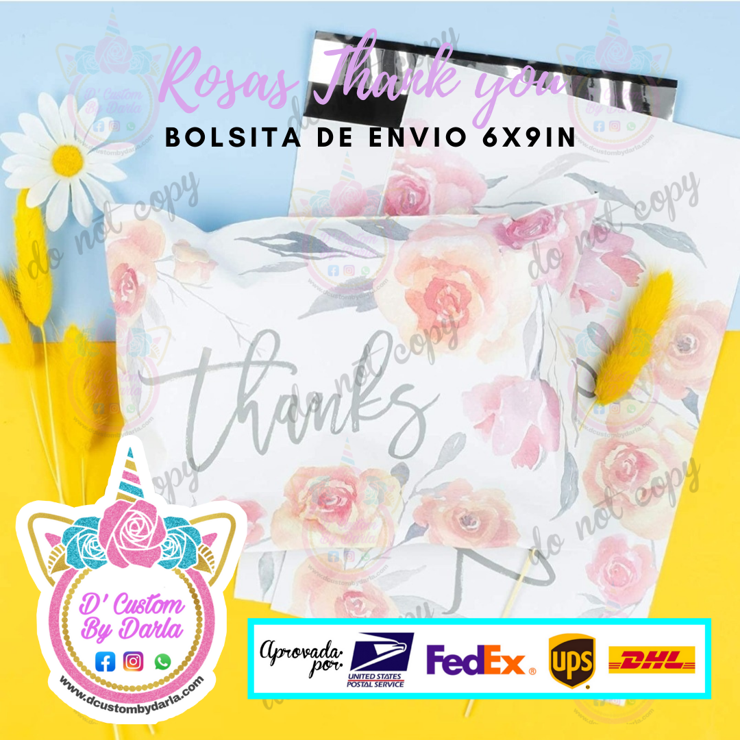 Rosas thanks 6x9in