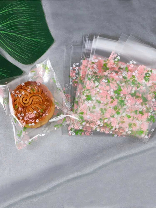 Cellophane vintage flowers 3x3n