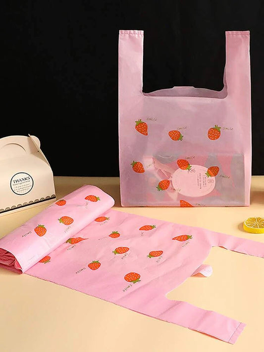Fresas 4.7x 7.8x14in aprox handle bag