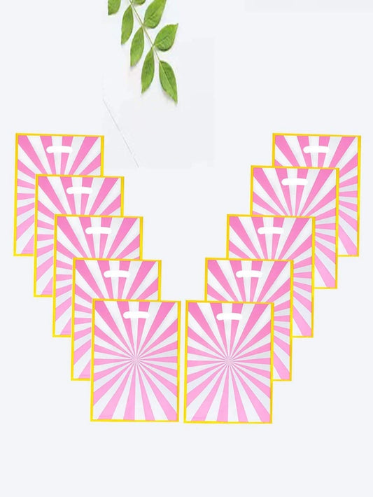 Pink ando gold  6x9in merch bags