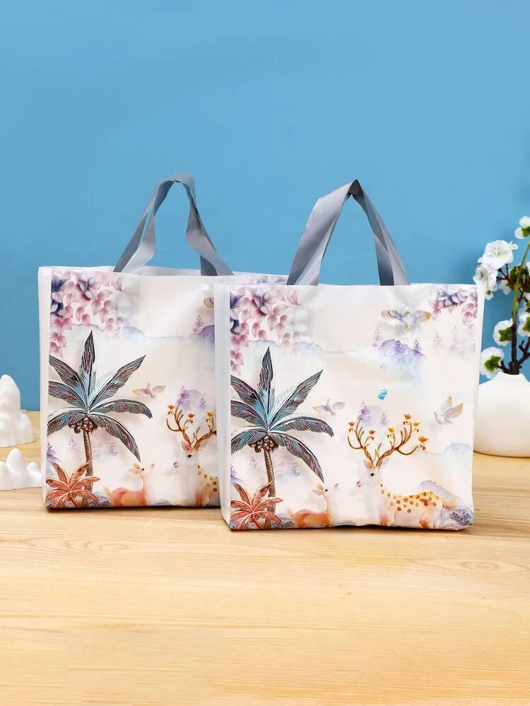 Vacation mode shopping bag 9x12in