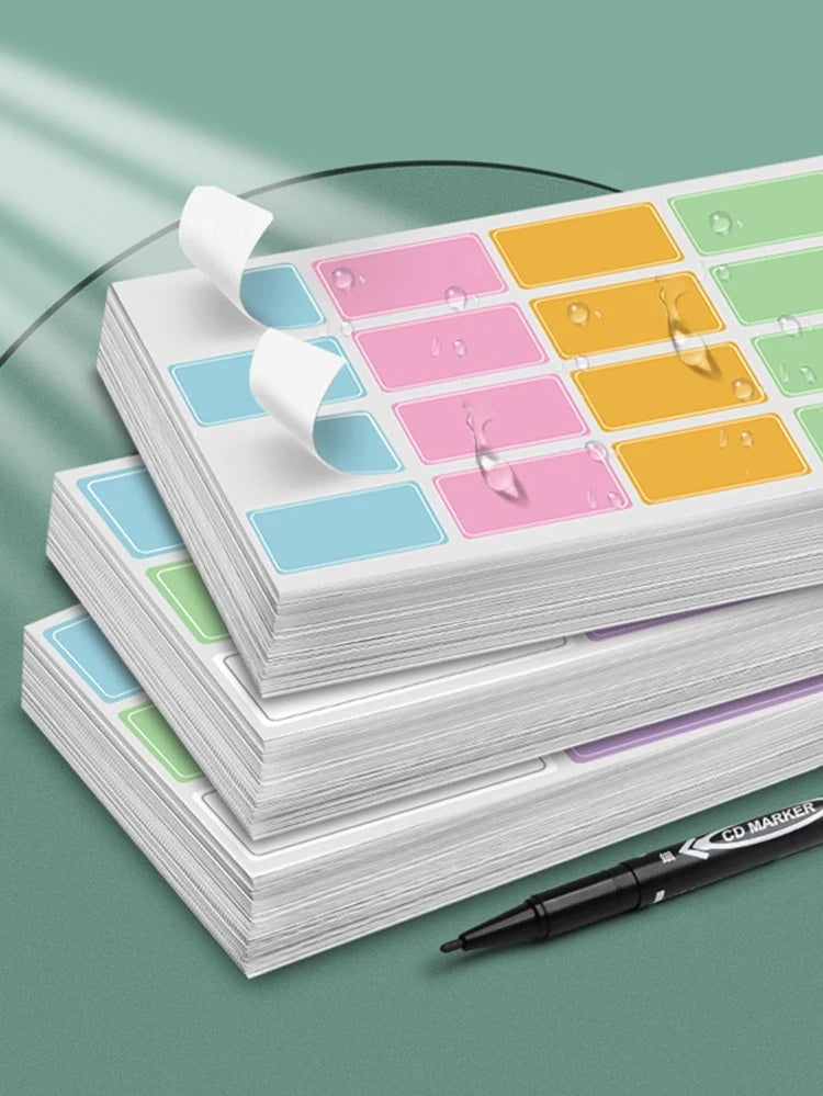 Waterproff pastel price sticker 1x1.6in (16 pcs)
