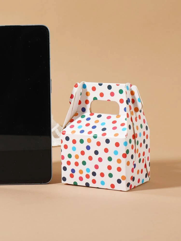 Rainbow dots mini box 2.8x 3.9x2in (3 pcs)