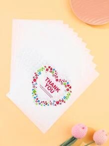 Thank you heart 8x10in aprox merch bags