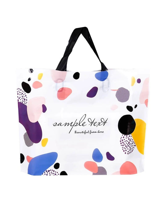 Vibrant shopping bag 9x12in