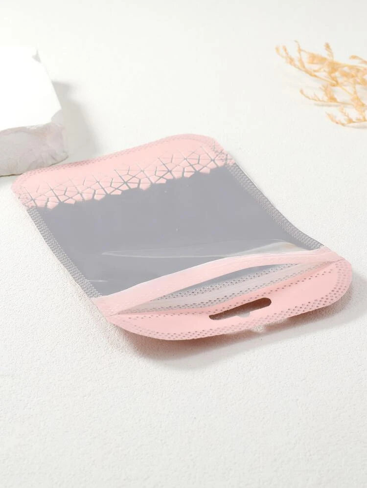 Pink lace ziplock 3x5in (10pcs)