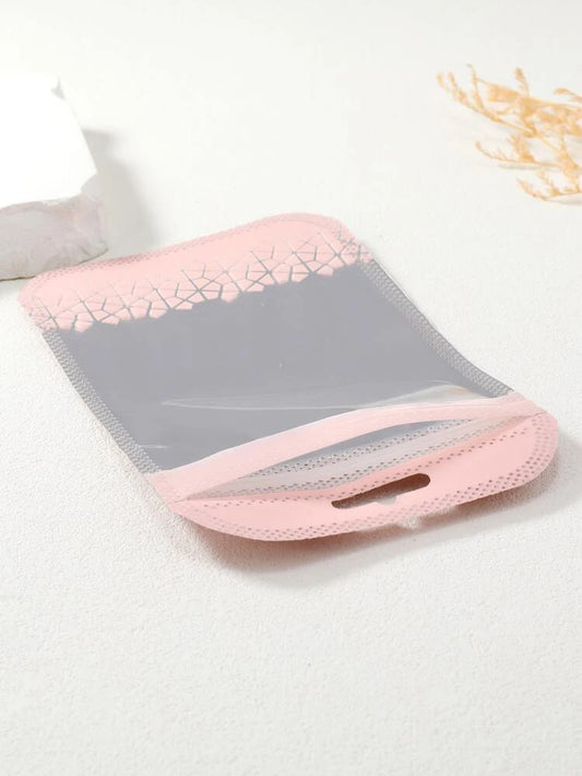 Pink lace ziplock 3x5in (10pcs)