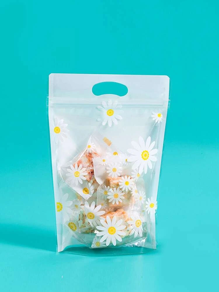 Daisy zipper bags 6x8in (5pcs)