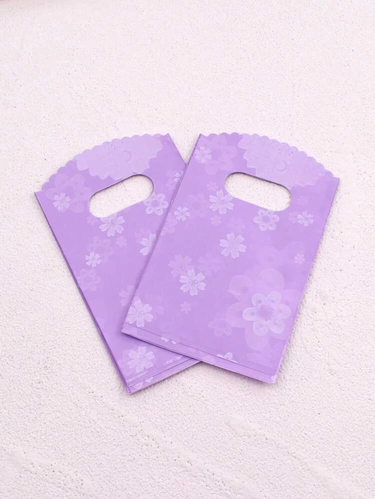 3x5in purple flowers bags