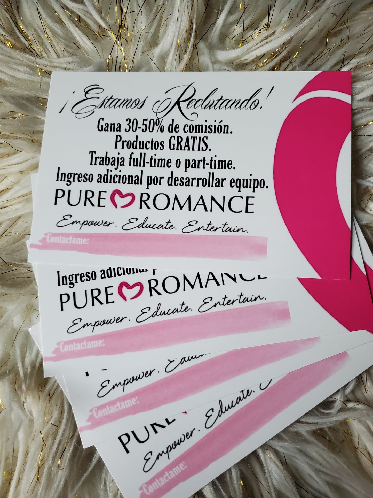 Estamos reclutando pure romance