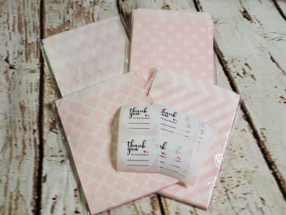 Variado set bolsitas de papel 24 bolsitas + 24 stickers