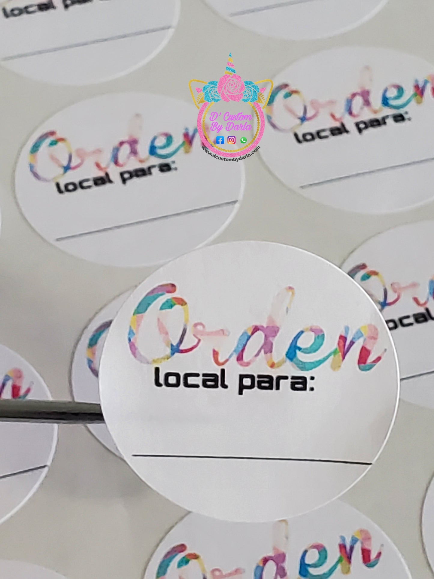 Orden local para 1.5in