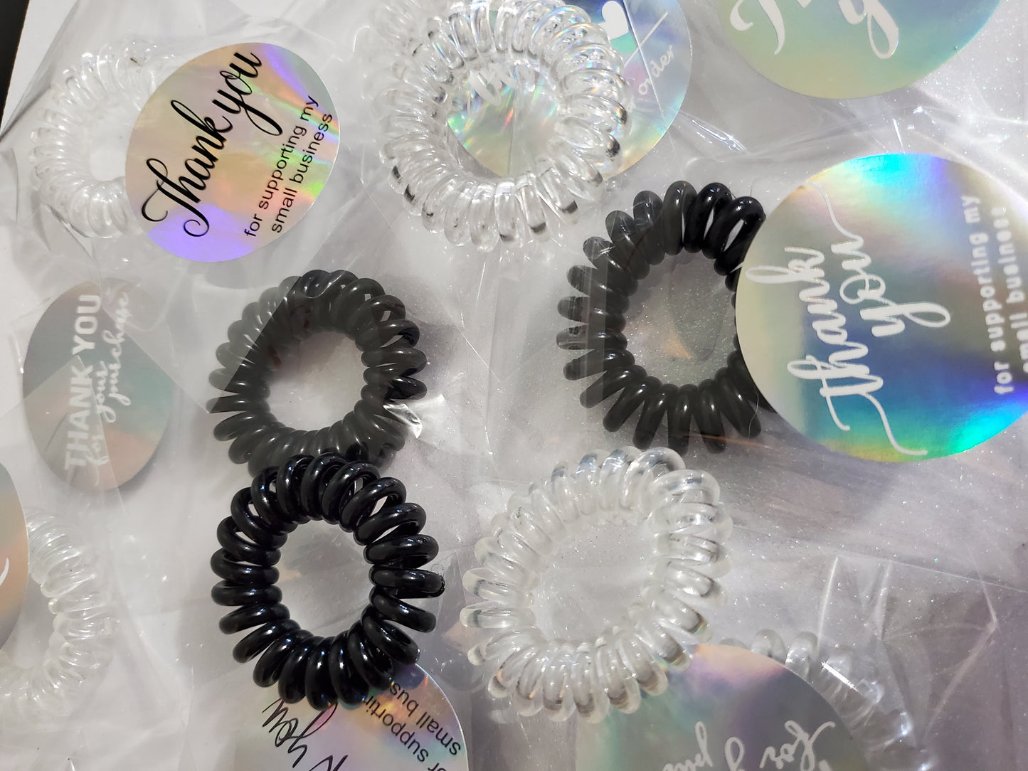 Gomas para el cabello en espiral