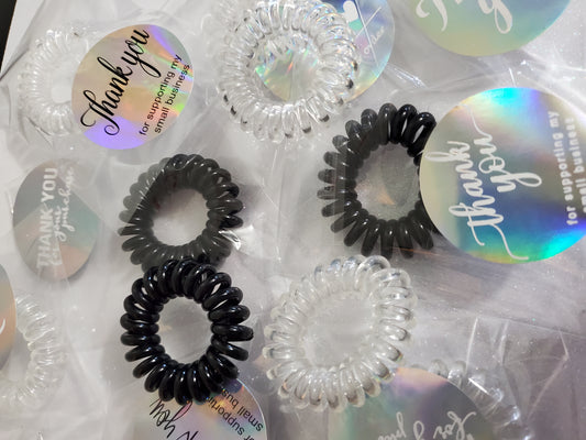 Gomas para el cabello en espiral
