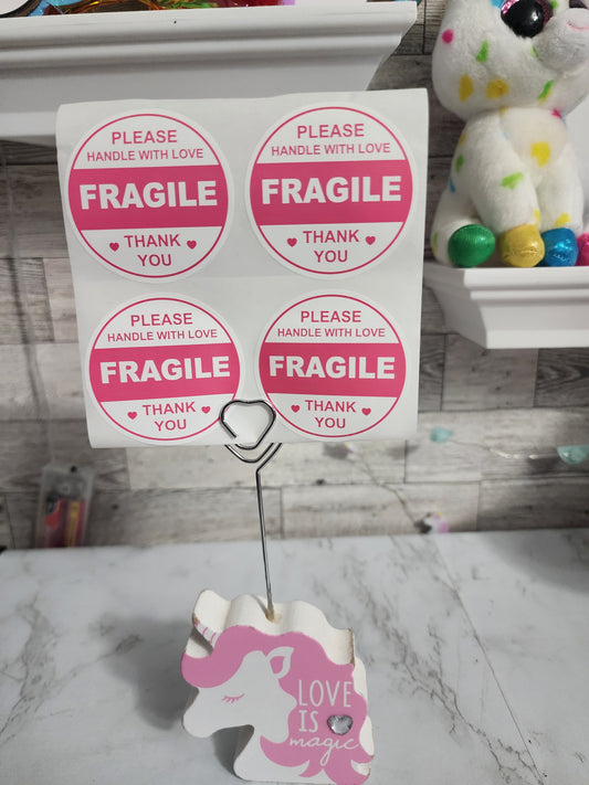 Barbie pink circular fragile 2in