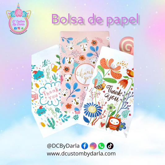 Tierno mix paper bags 4x6in + stickers