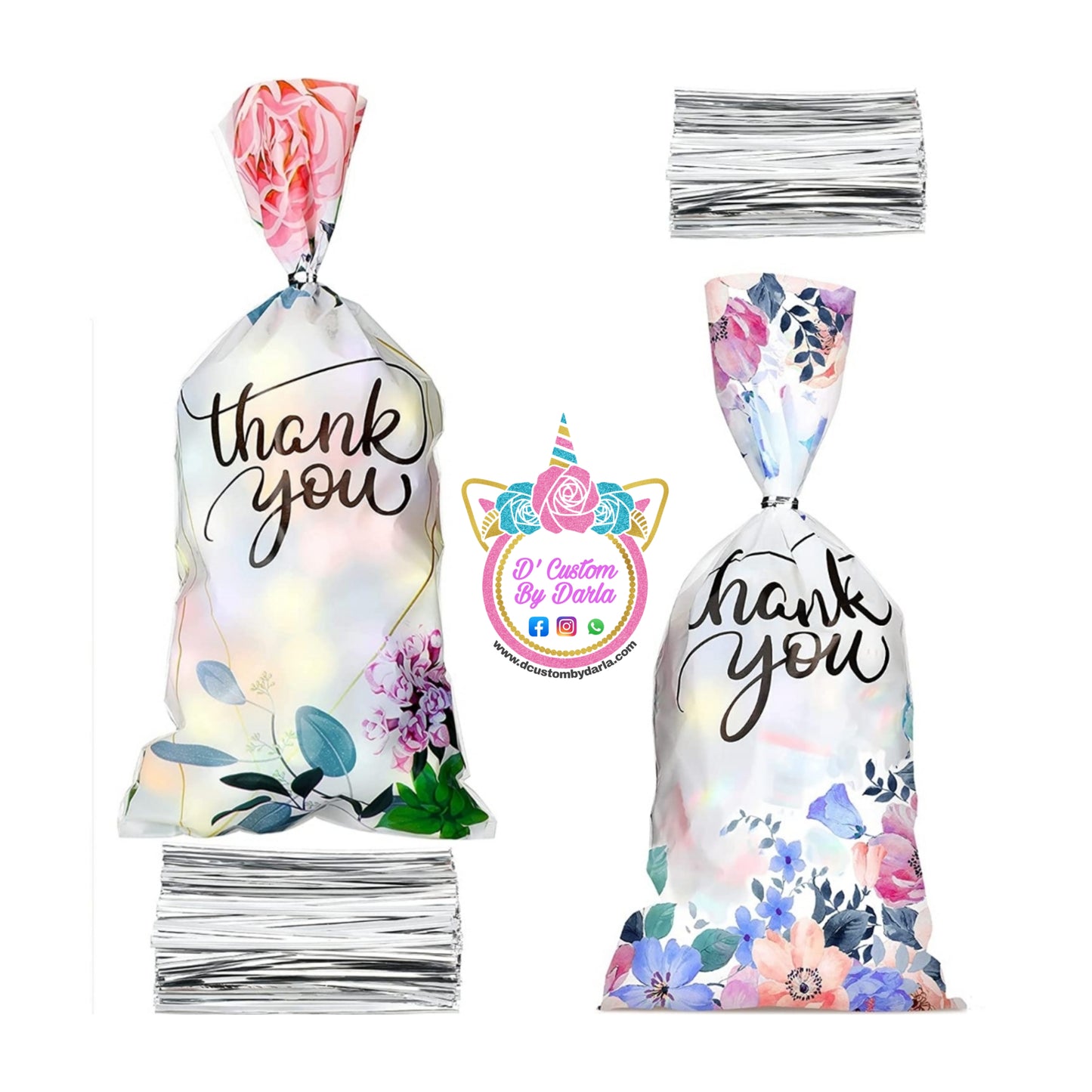 Thank ypu mix 11.5x5in con amarre