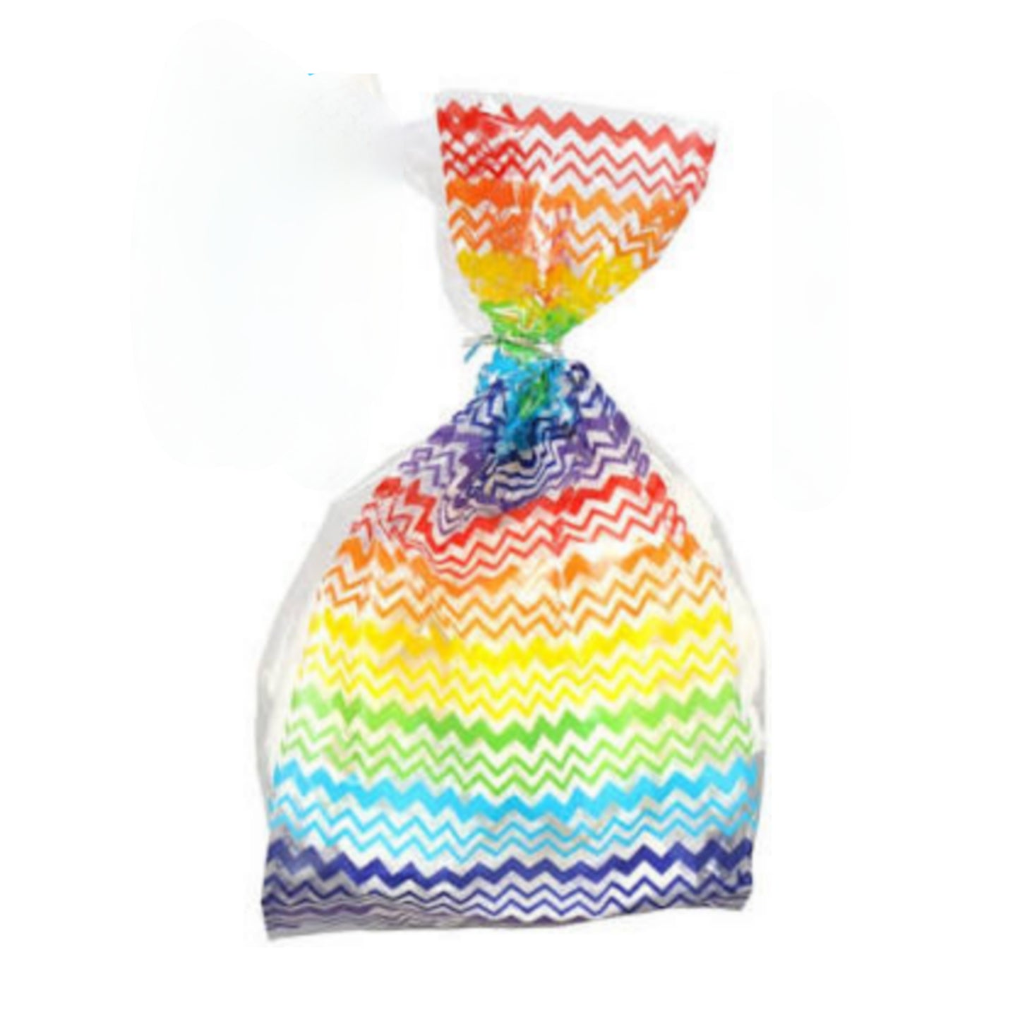 Zig zag de colores 11.5x5in con amarre