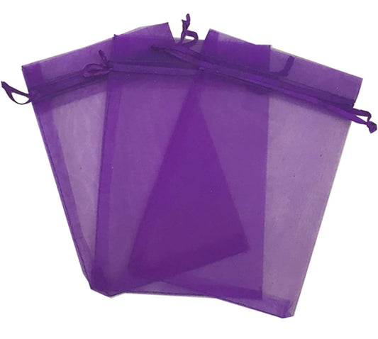 Organza pequeñas 3x4in ( varios colores a escoger)