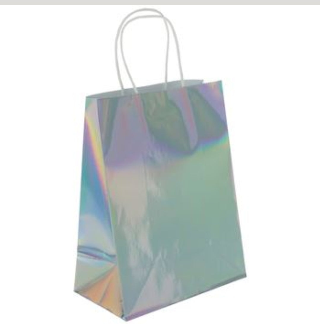 Holo shopping bags 7.9x10.25x4.25in