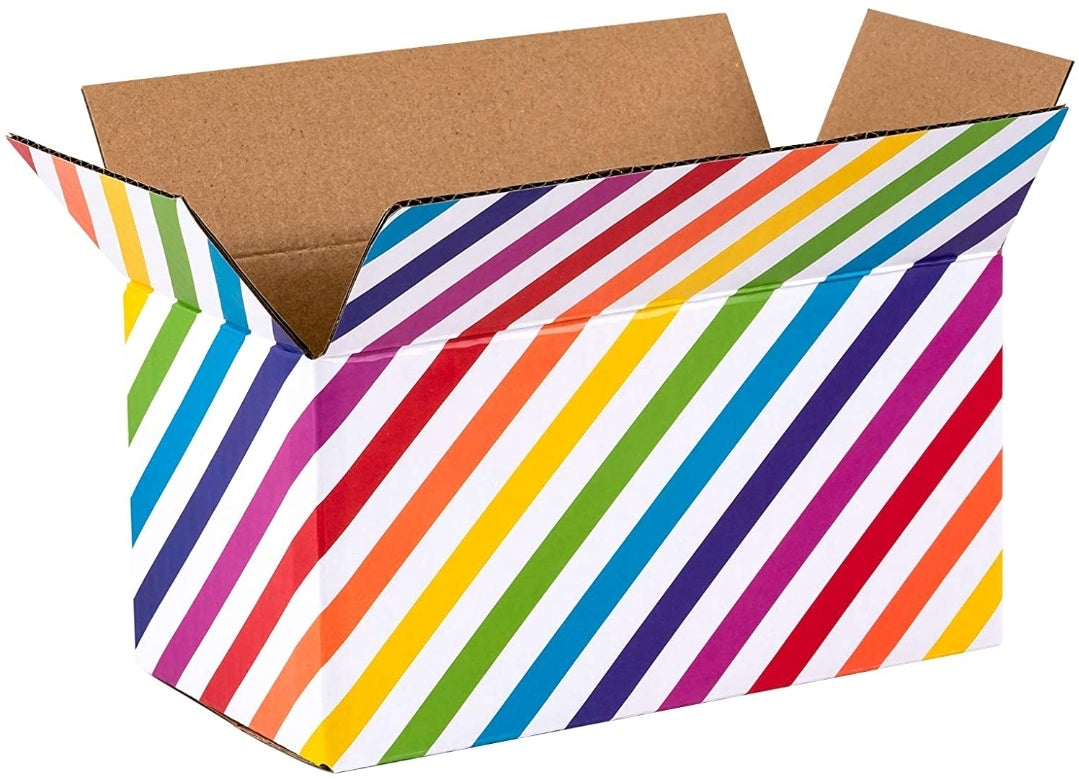 Rainbow Box 8x4x4in