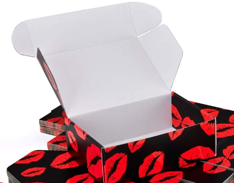 Caja red lips 4x6x2in