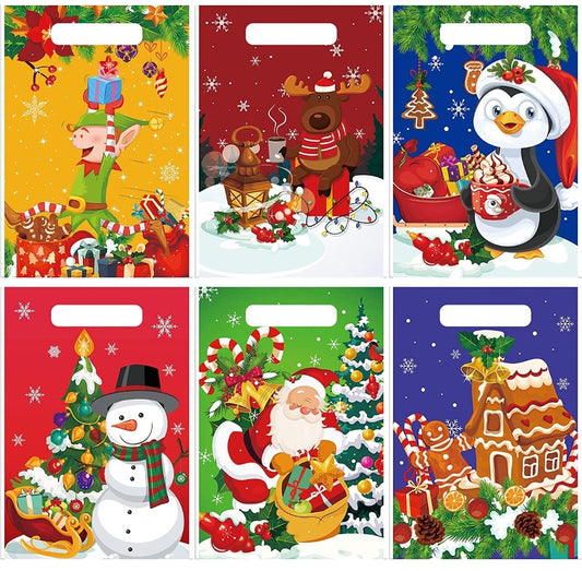 Santa helpers 6x9in merch bags