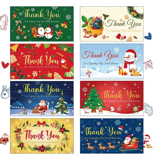 Xmas thank you card