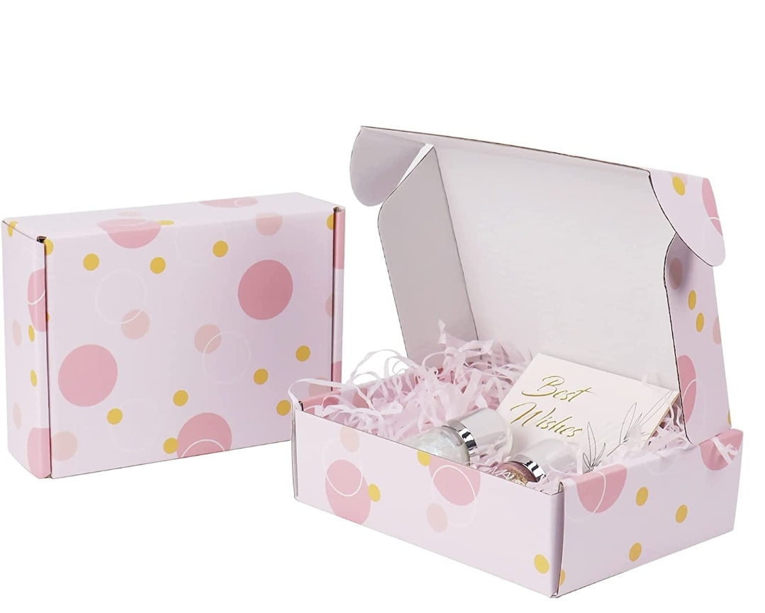 Pink Dots box 7x5x2in