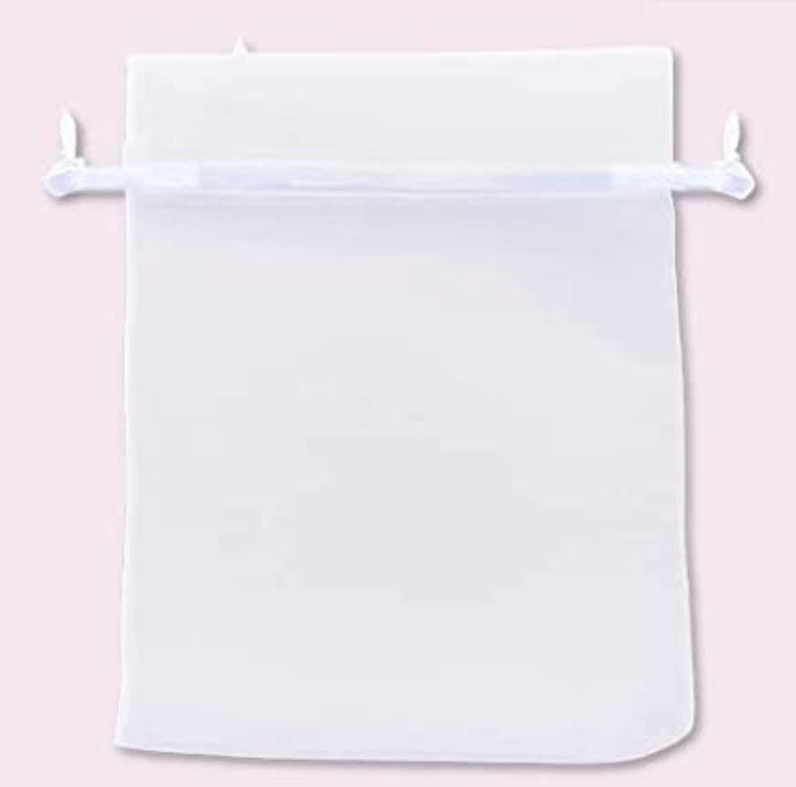 Organza pequeñas 3x4in ( varios colores a escoger)