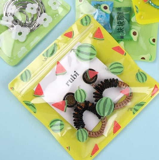 Hello summer ziplock 5x5in (1pc)